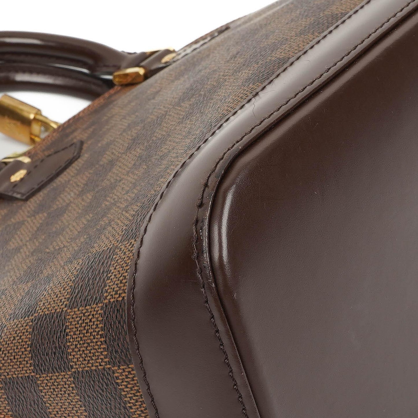Louis Vuitton Alma PM Handtasche aus Damier Ebene Canvas