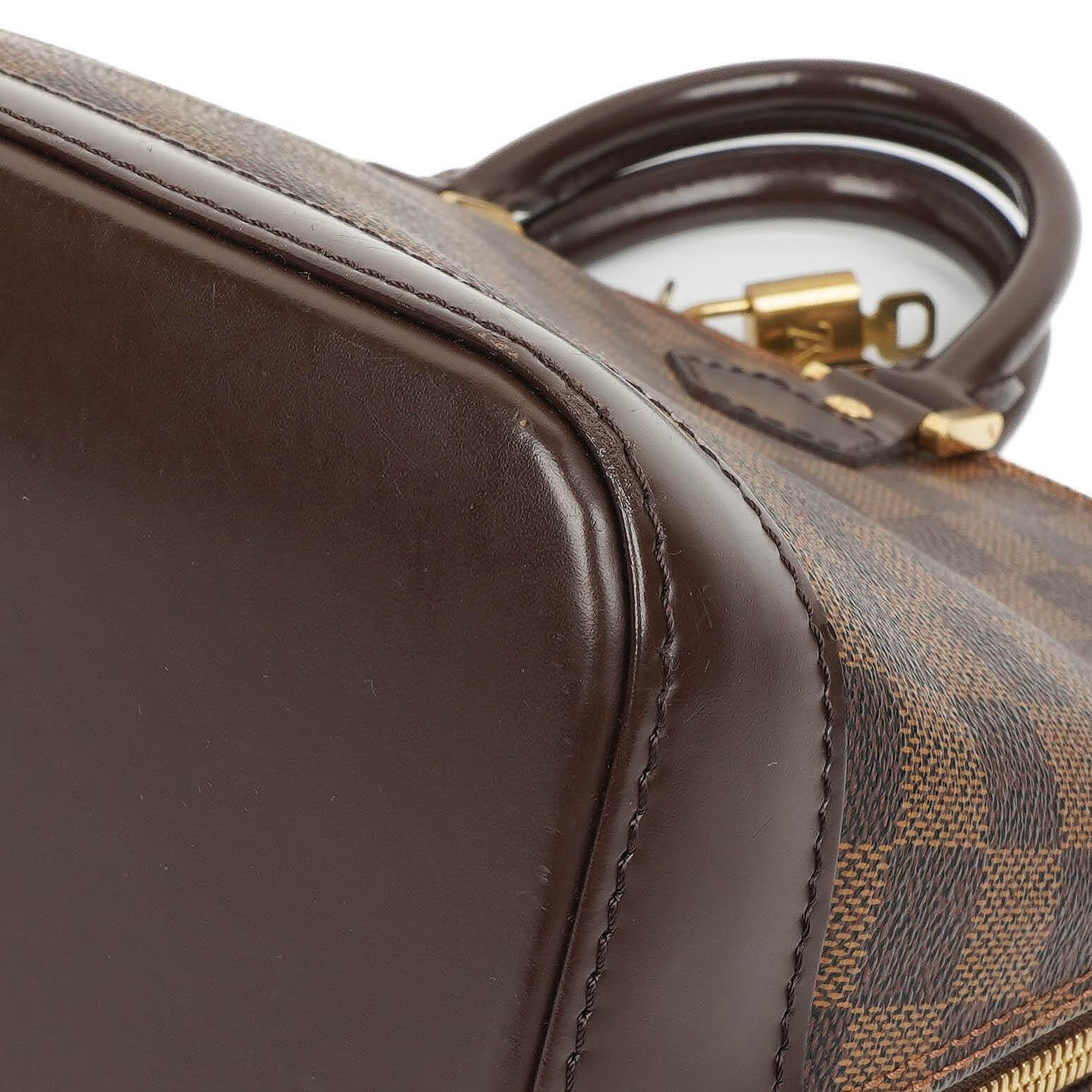 Louis Vuitton Alma PM Handtasche aus Damier Ebene Canvas