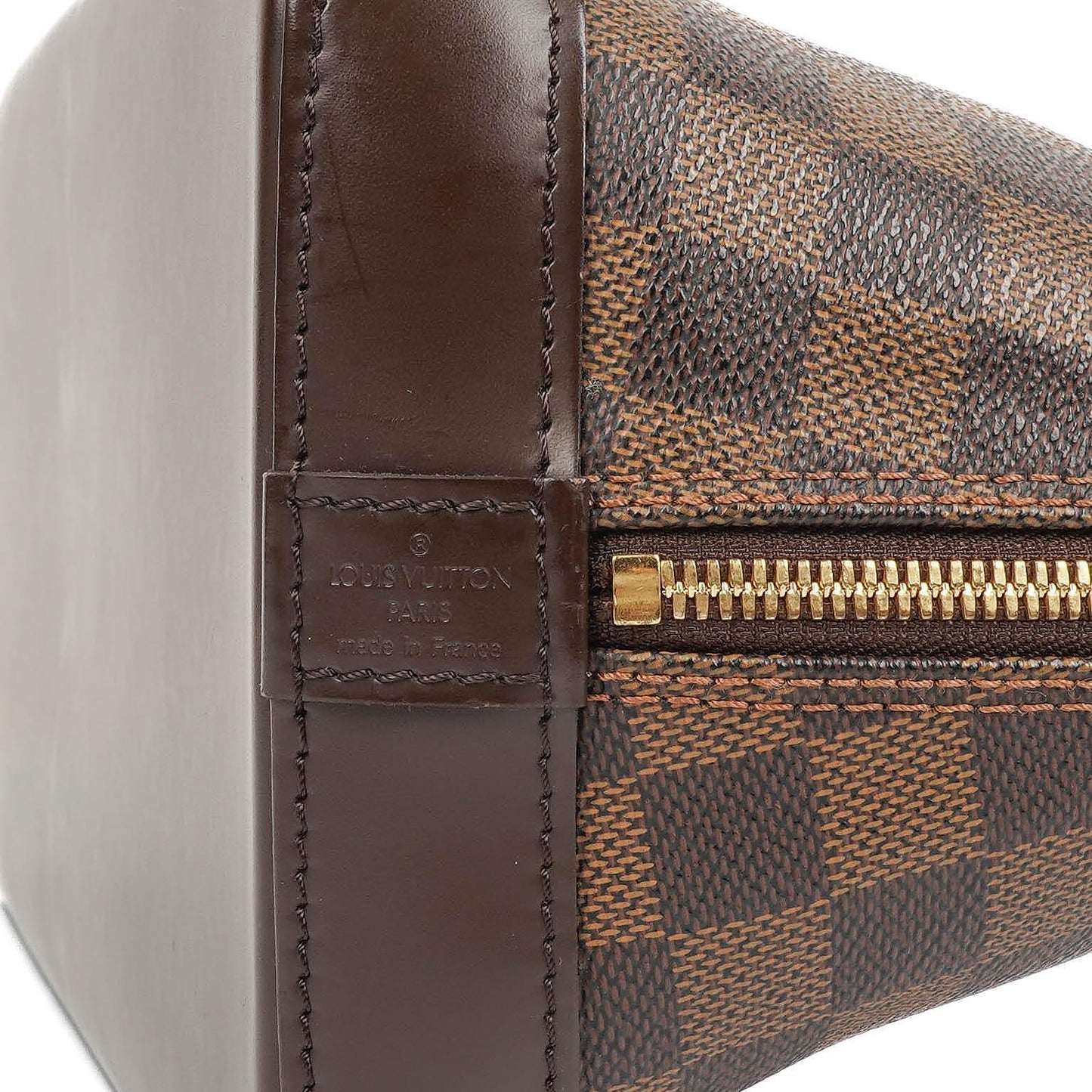 Louis Vuitton Alma PM Handtasche aus Damier Ebene Canvas