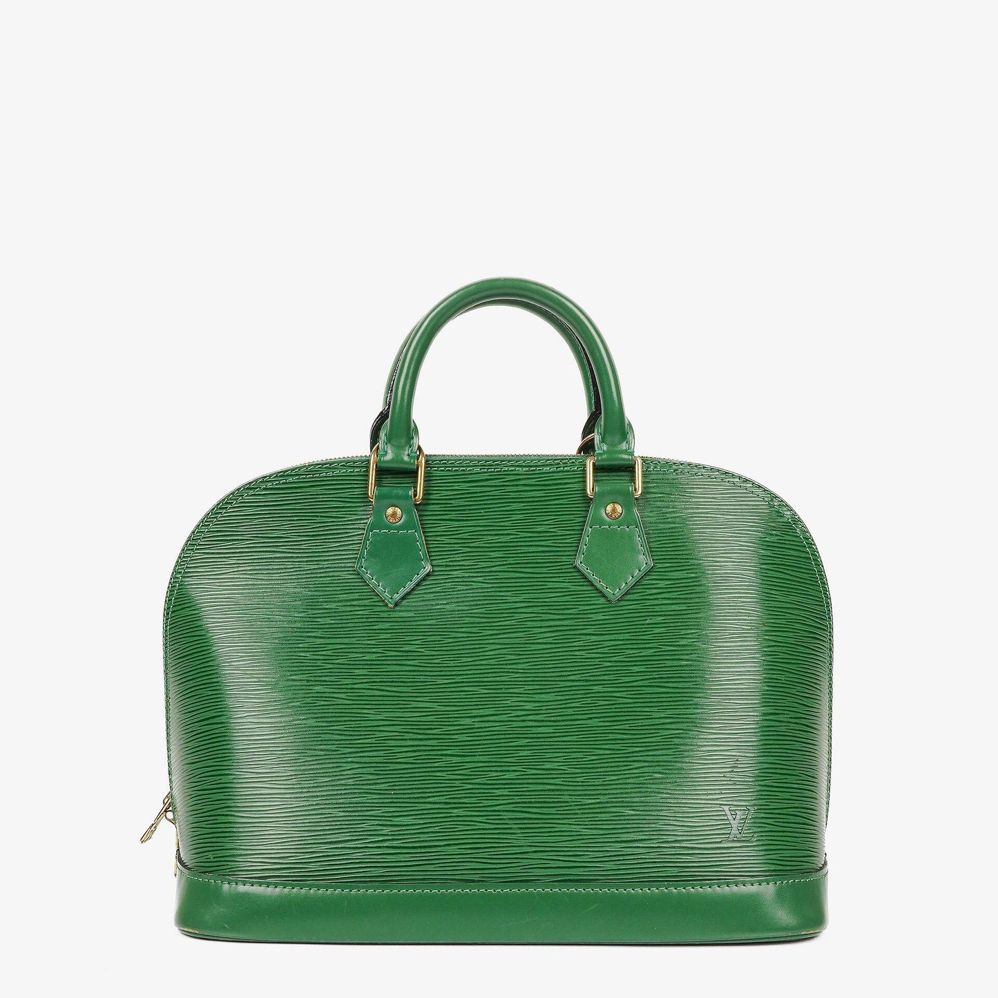 Louis Vuitton Alma PM Handtasche aus grünem Epi-Leder