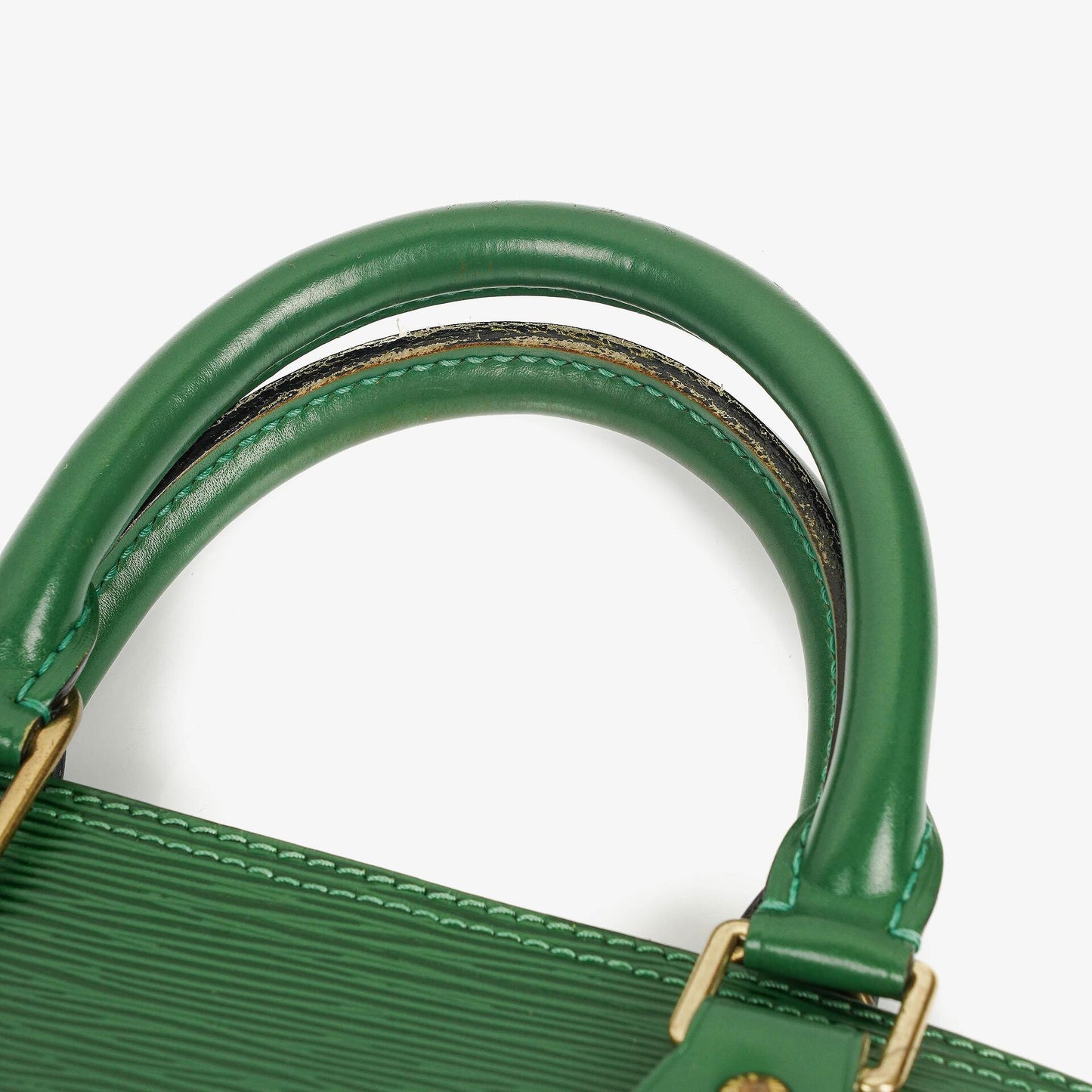 Louis Vuitton Alma PM Handtasche aus grünem Epi-Leder