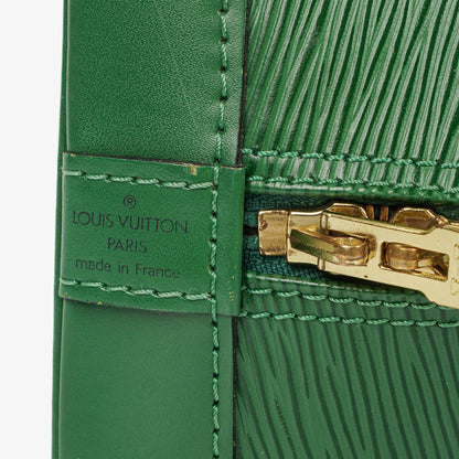 Louis Vuitton Alma PM Handtasche aus grünem Epi-Leder