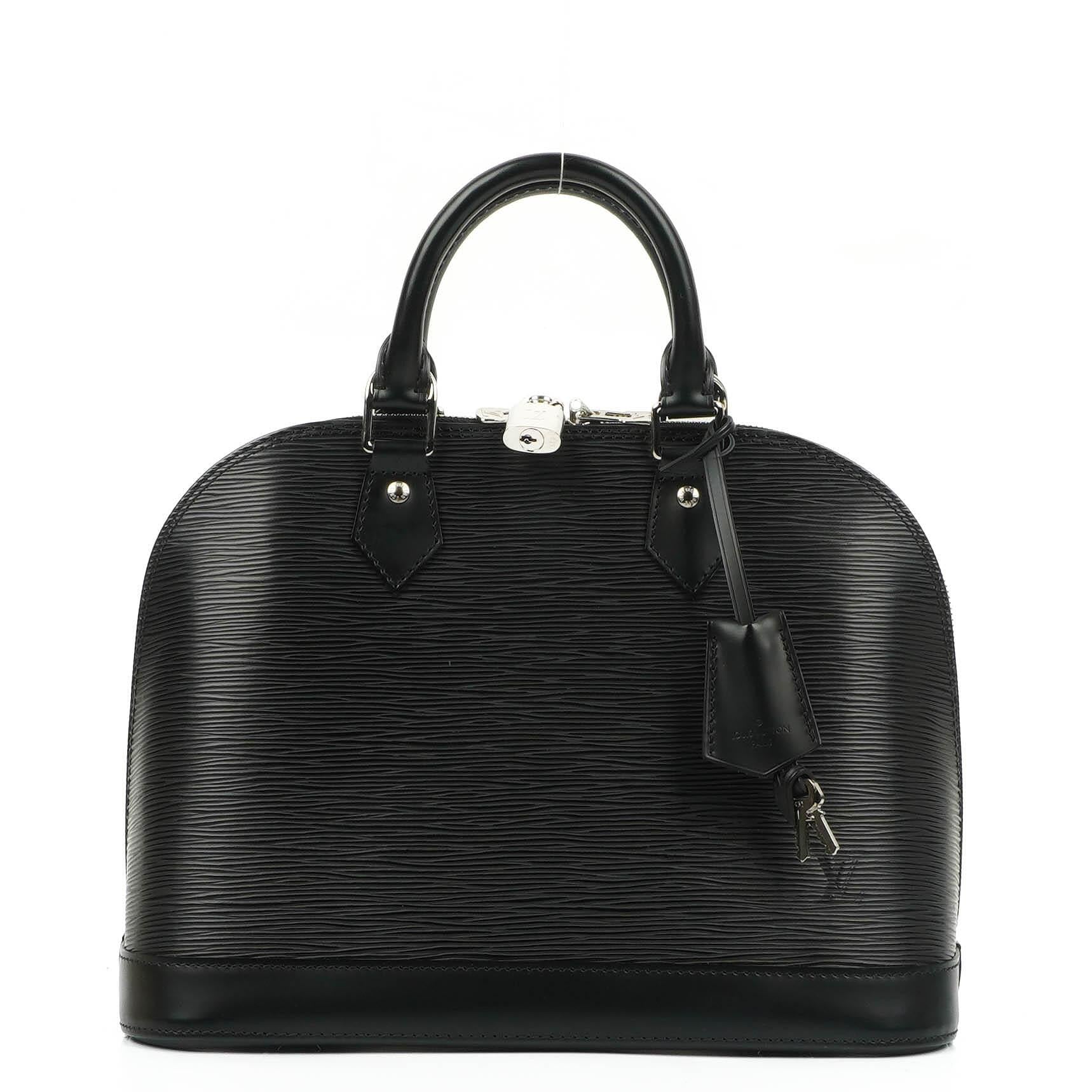 Louis Vuitton Alma PM aus schwarzem EPI-Leder Handtasche