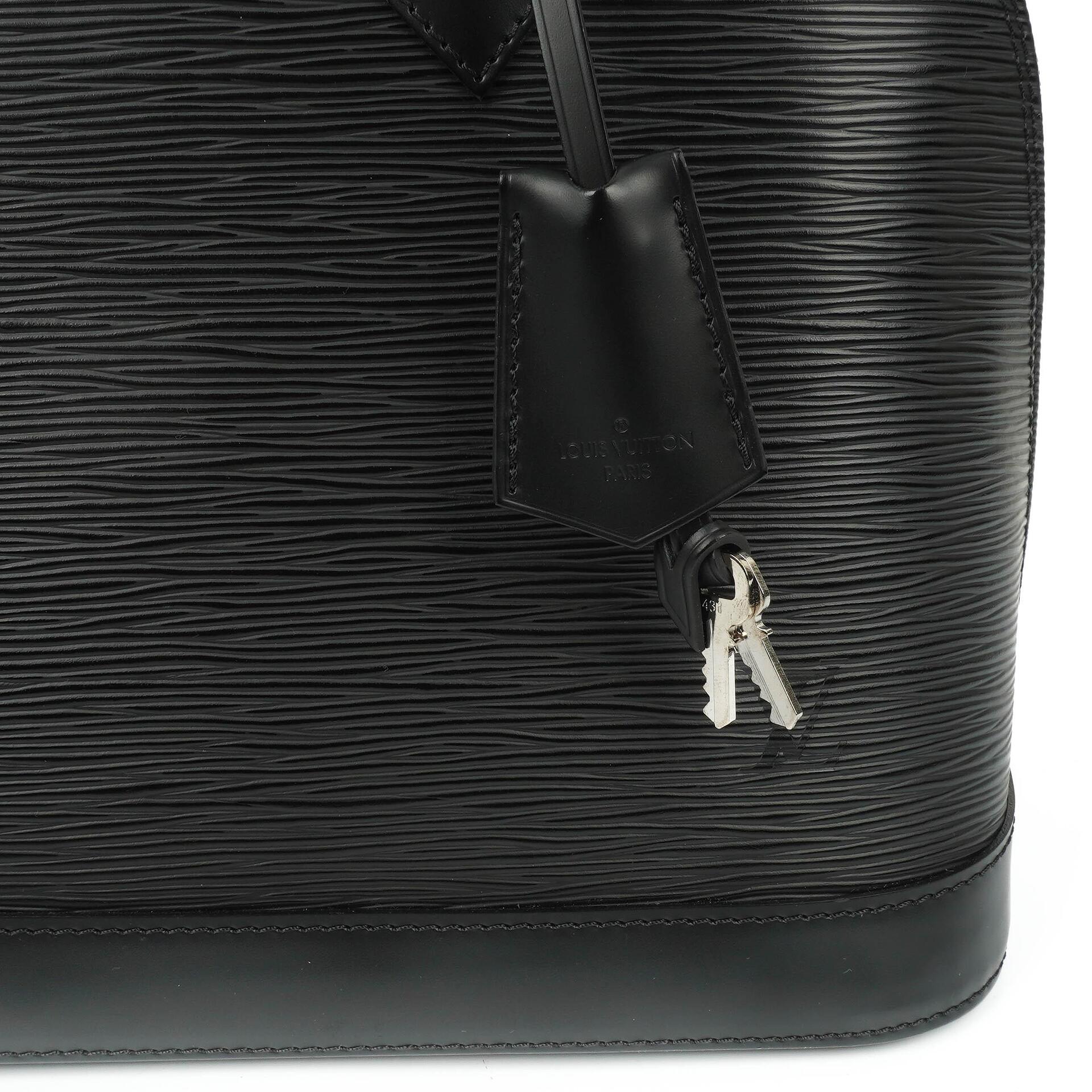Louis Vuitton Alma PM aus schwarzem EPI-Leder Handtasche