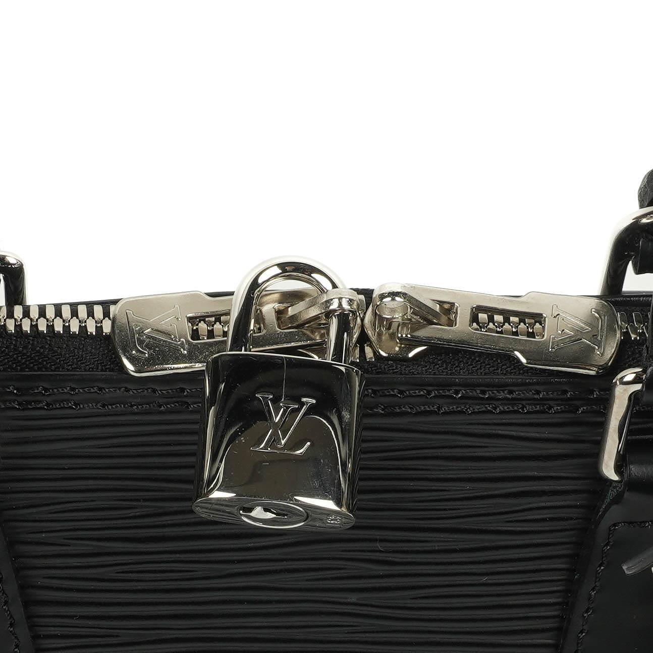 Louis Vuitton Alma PM aus schwarzem EPI-Leder Handtasche