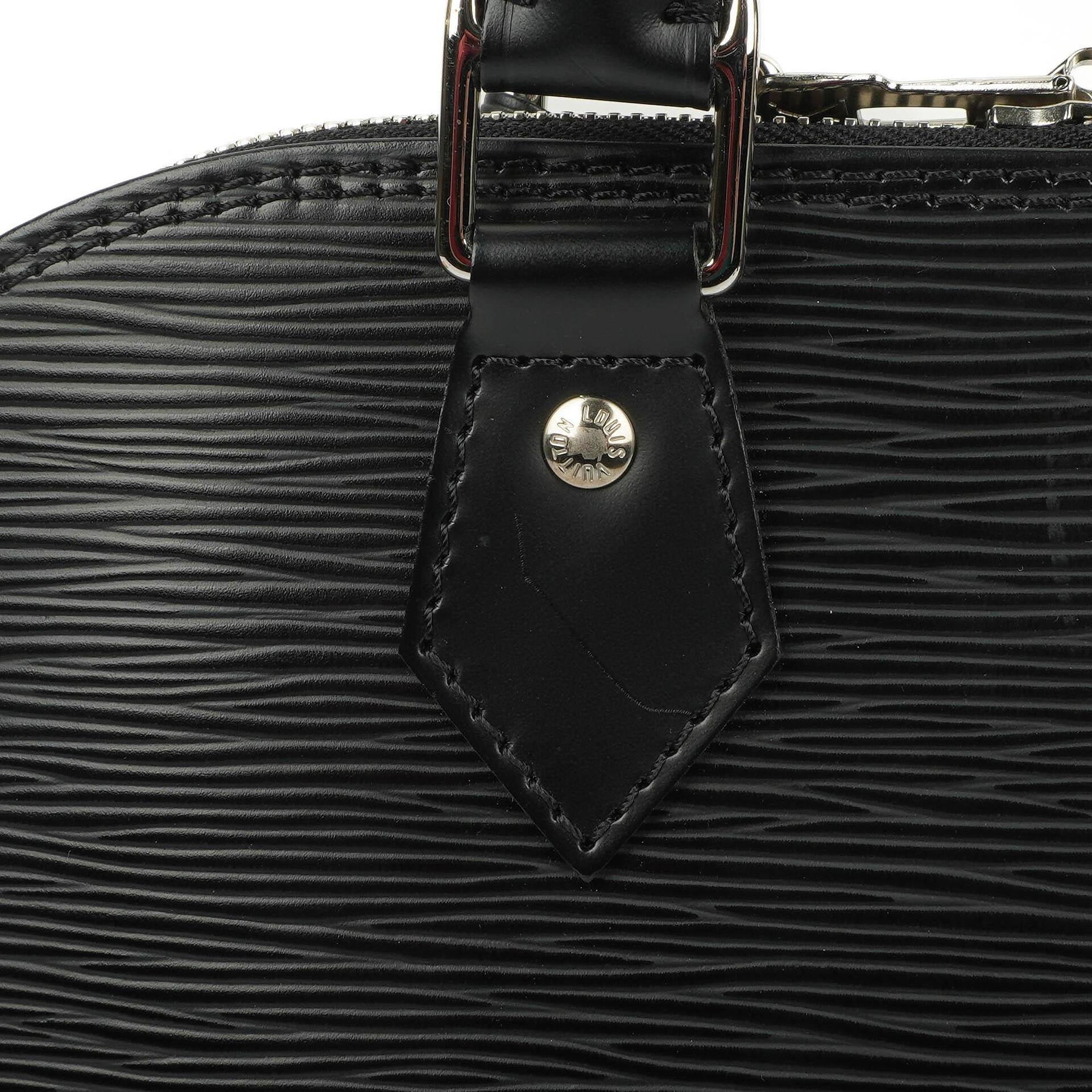 Louis Vuitton Alma PM aus schwarzem EPI-Leder Handtasche