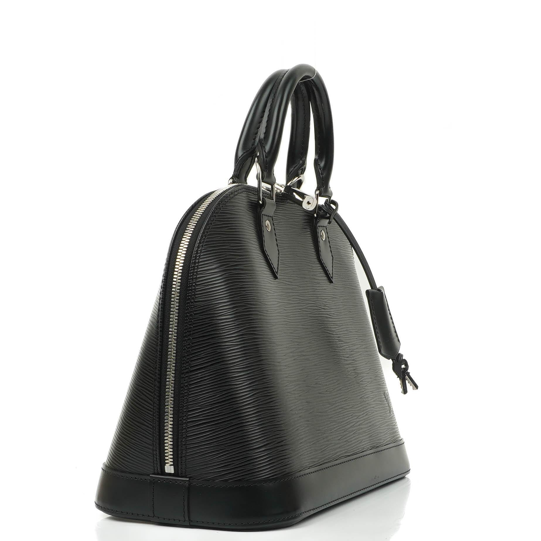 Louis Vuitton Alma PM aus schwarzem EPI-Leder Handtasche