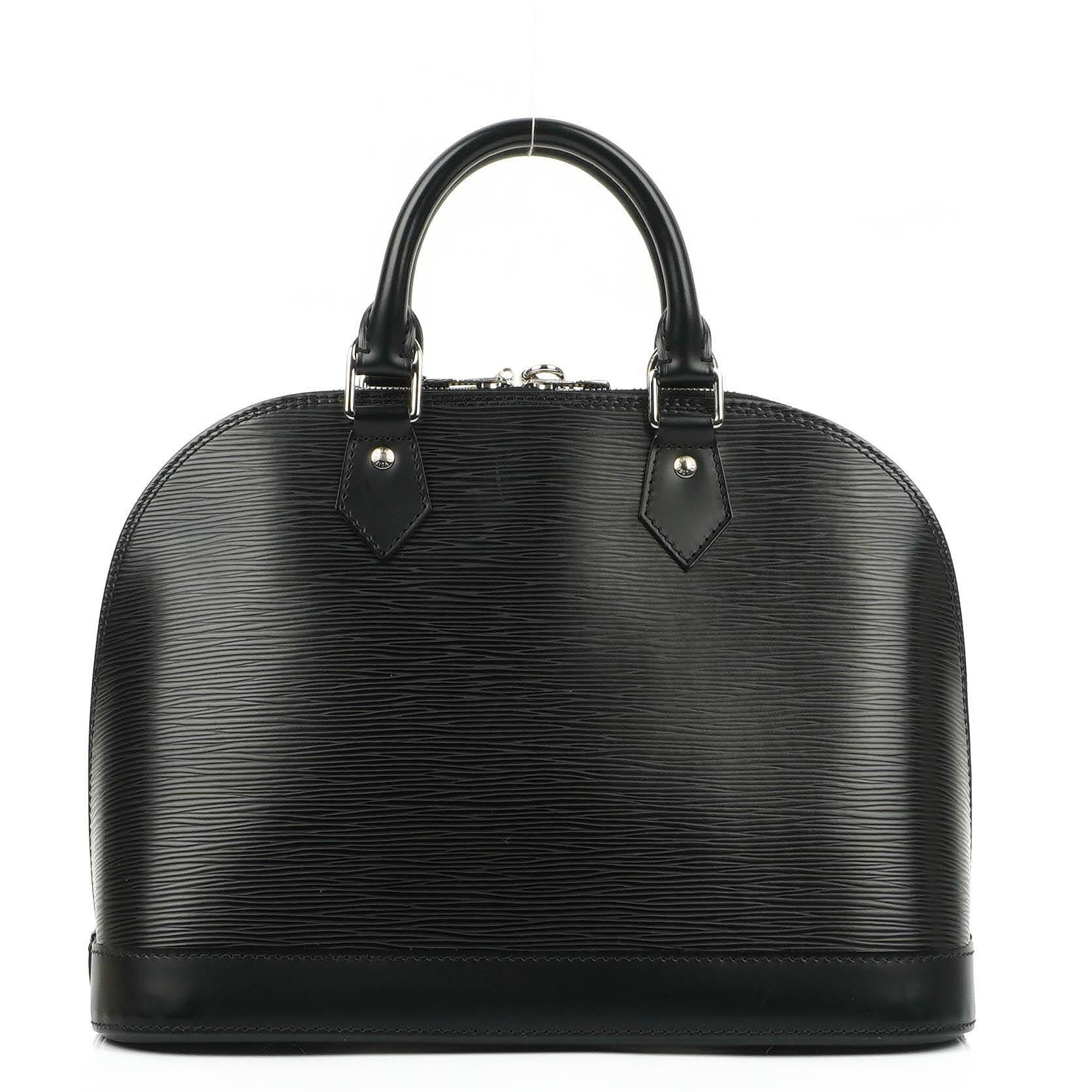 Louis Vuitton Alma PM aus schwarzem EPI-Leder Handtasche
