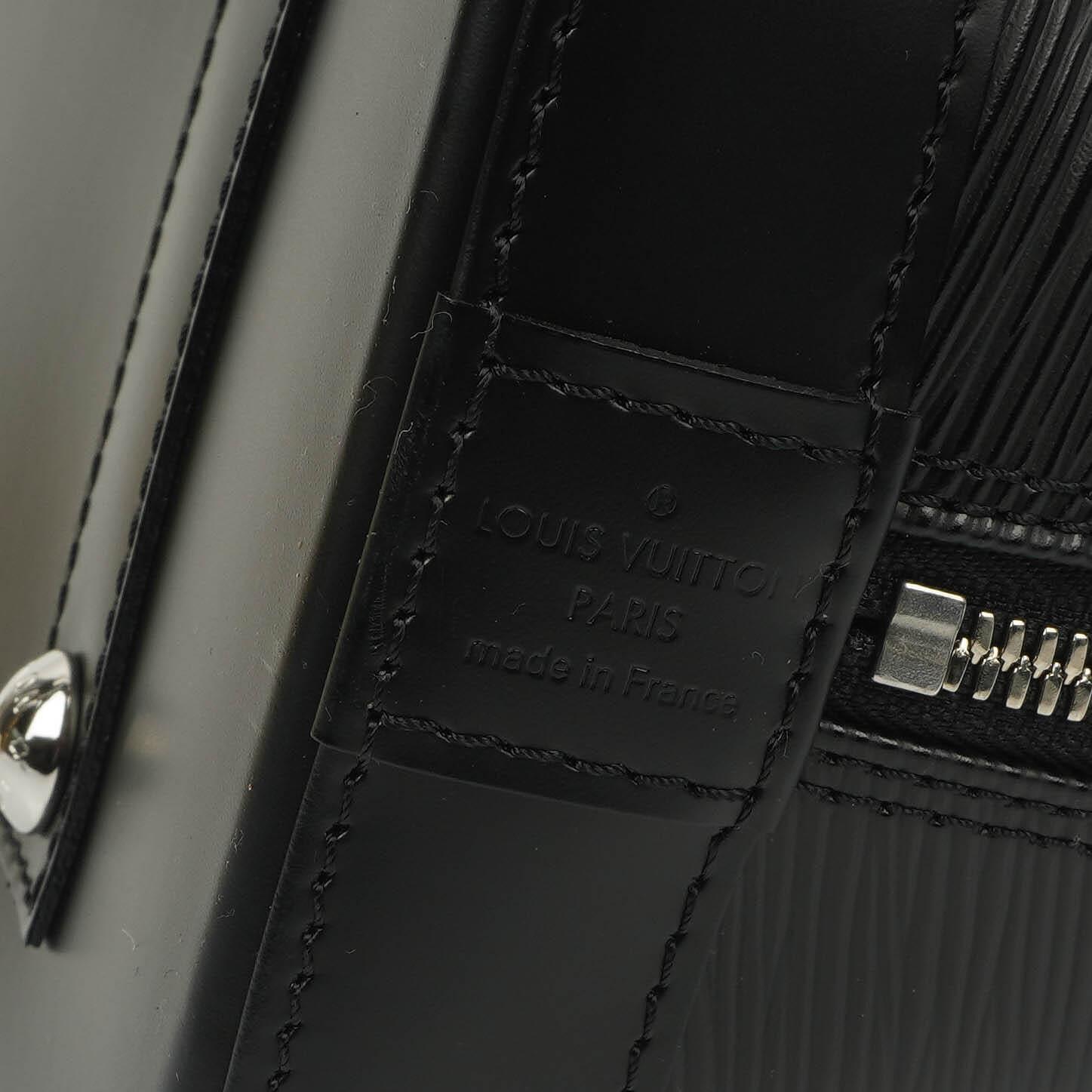 Louis Vuitton Alma PM aus schwarzem EPI-Leder Handtasche