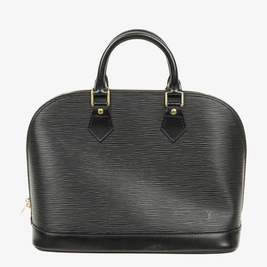 Louis Vuitton Alma PM Handtasche aus schwarzem Epi Leder