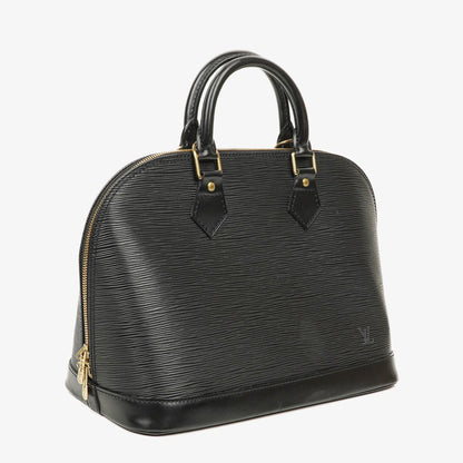 Louis Vuitton Alma PM Handtasche aus schwarzem Epi Leder