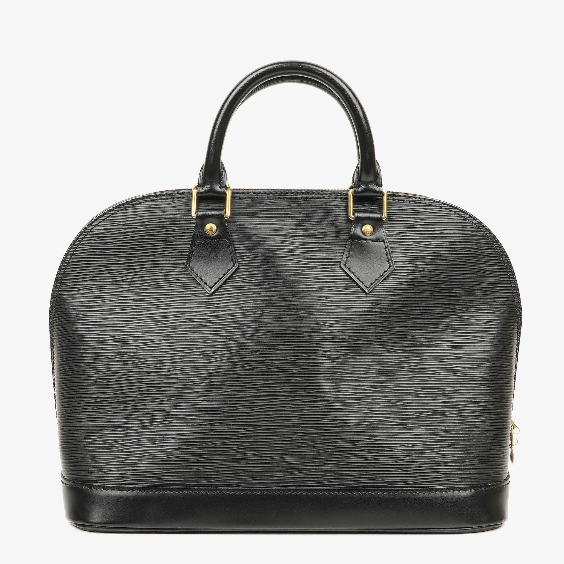 Louis Vuitton Alma PM Handtasche aus schwarzem Epi Leder
