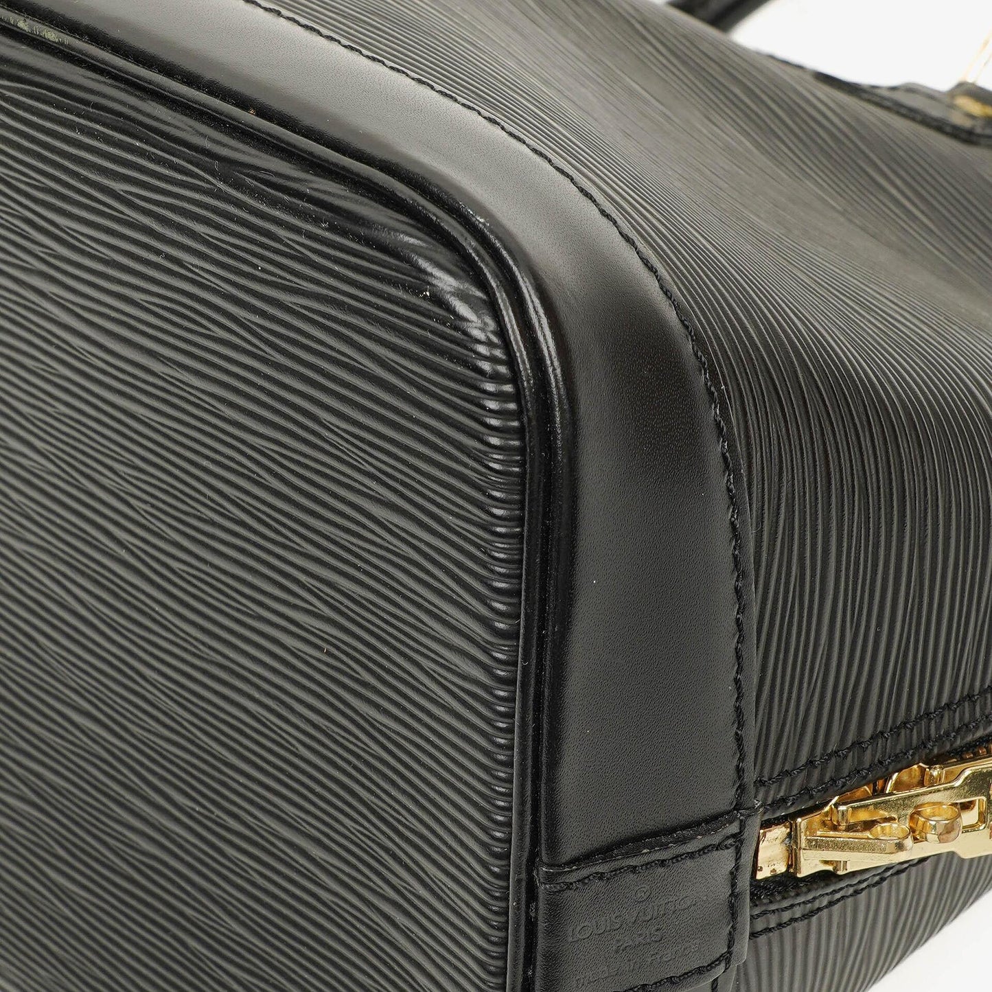 Louis Vuitton Alma PM Handtasche aus schwarzem Epi Leder