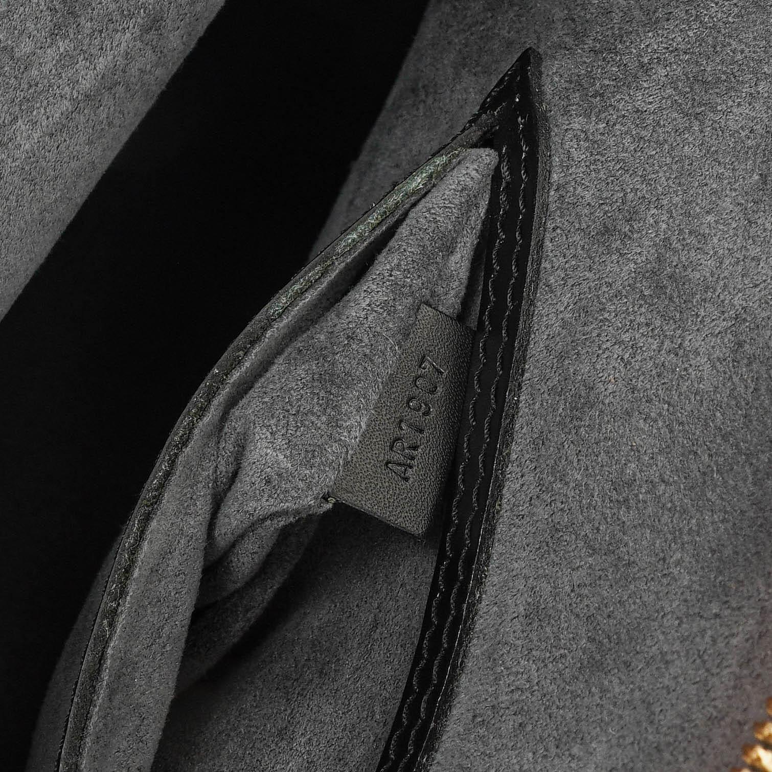 Louis Vuitton Alma PM Handtasche aus schwarzem Epi Leder