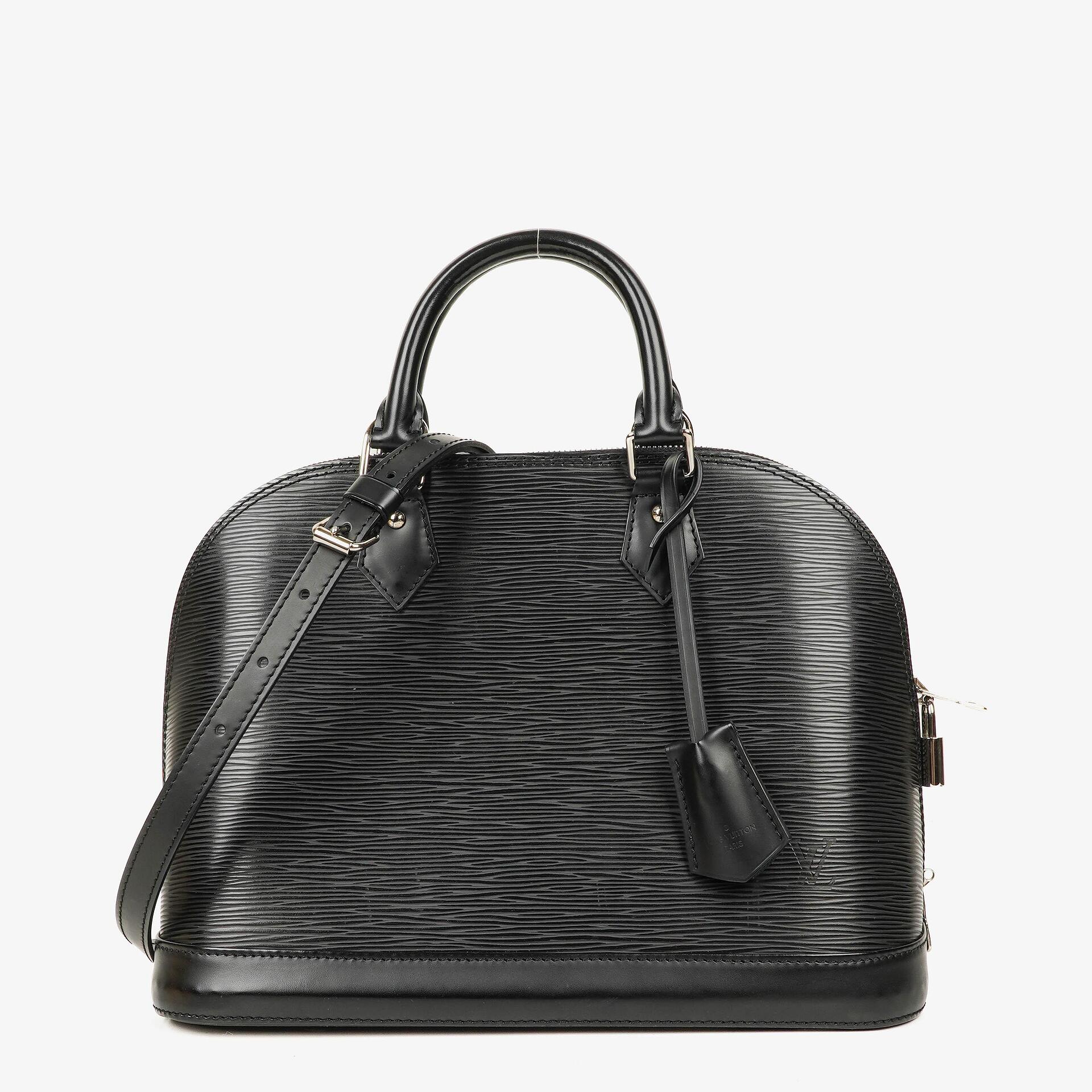 Louis Vuitton Alma PM Handtasche aus schwarzem Epi-Leder