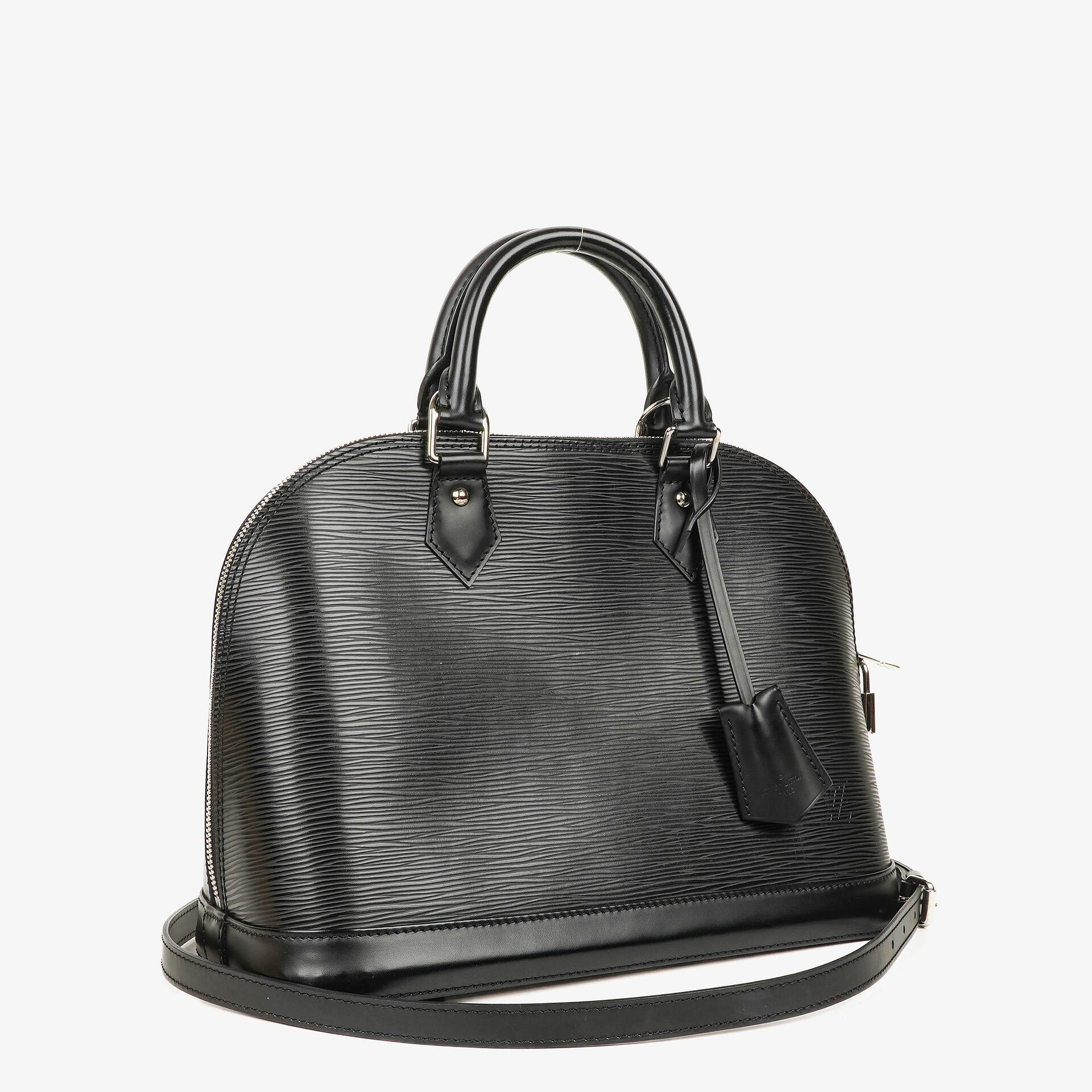 Louis Vuitton Alma PM Handtasche aus schwarzem Epi-Leder