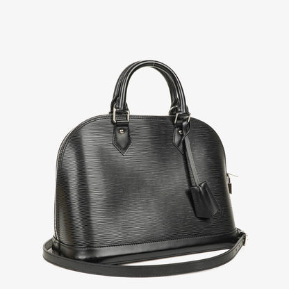 Louis Vuitton Alma PM Handtasche aus schwarzem Epi-Leder