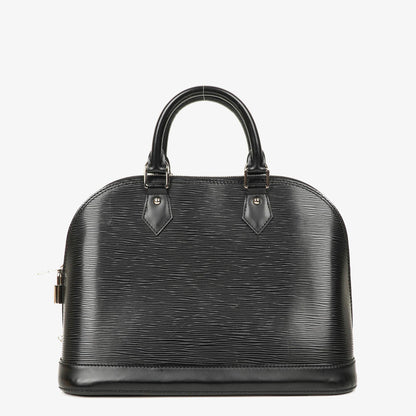 Louis Vuitton Alma PM Handtasche aus schwarzem Epi-Leder