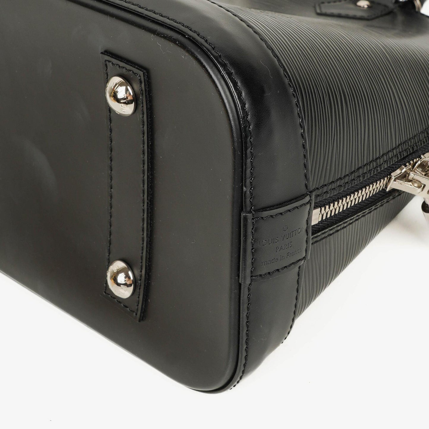 Louis Vuitton Alma PM Handtasche aus schwarzem Epi-Leder