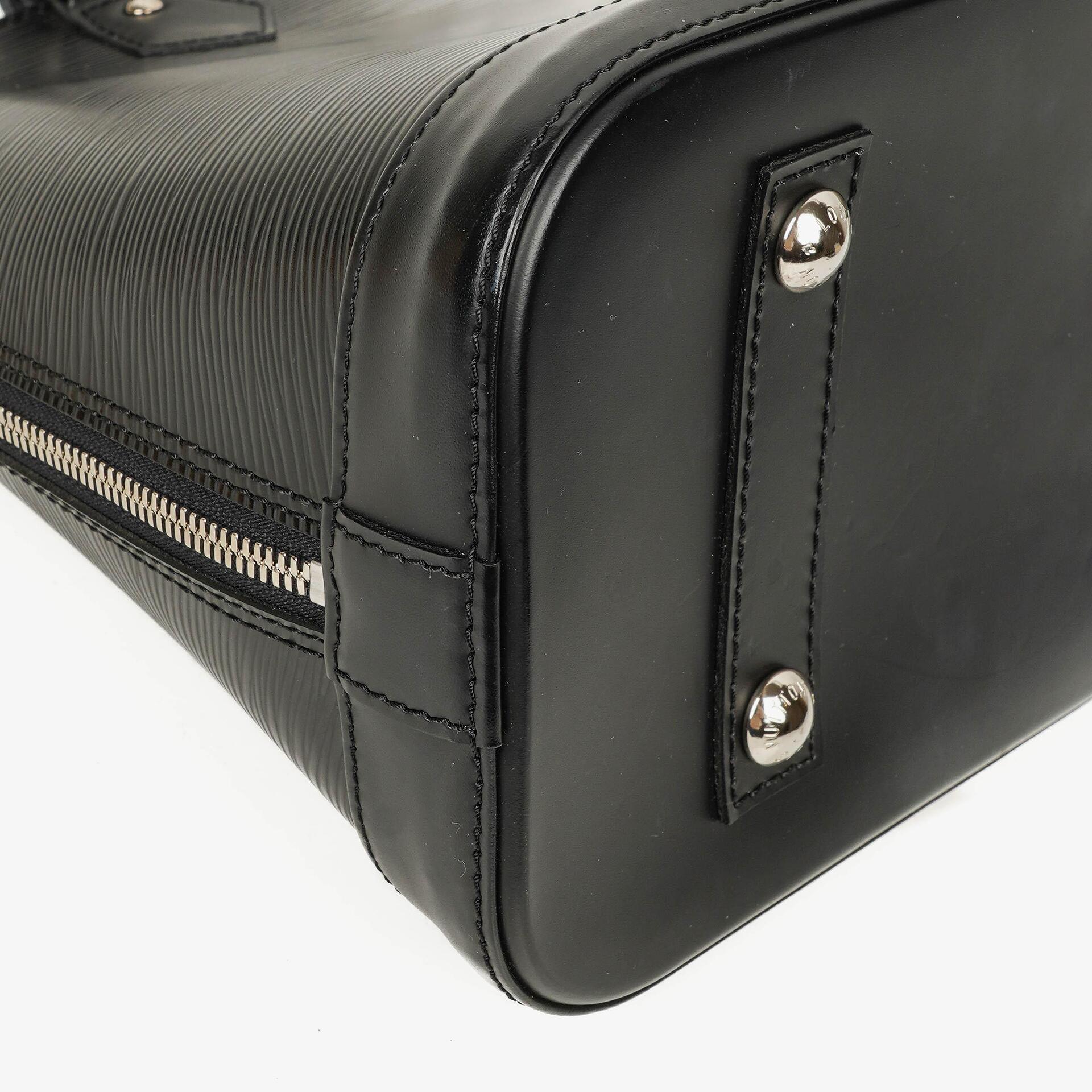 Louis Vuitton Alma PM Handtasche aus schwarzem Epi-Leder