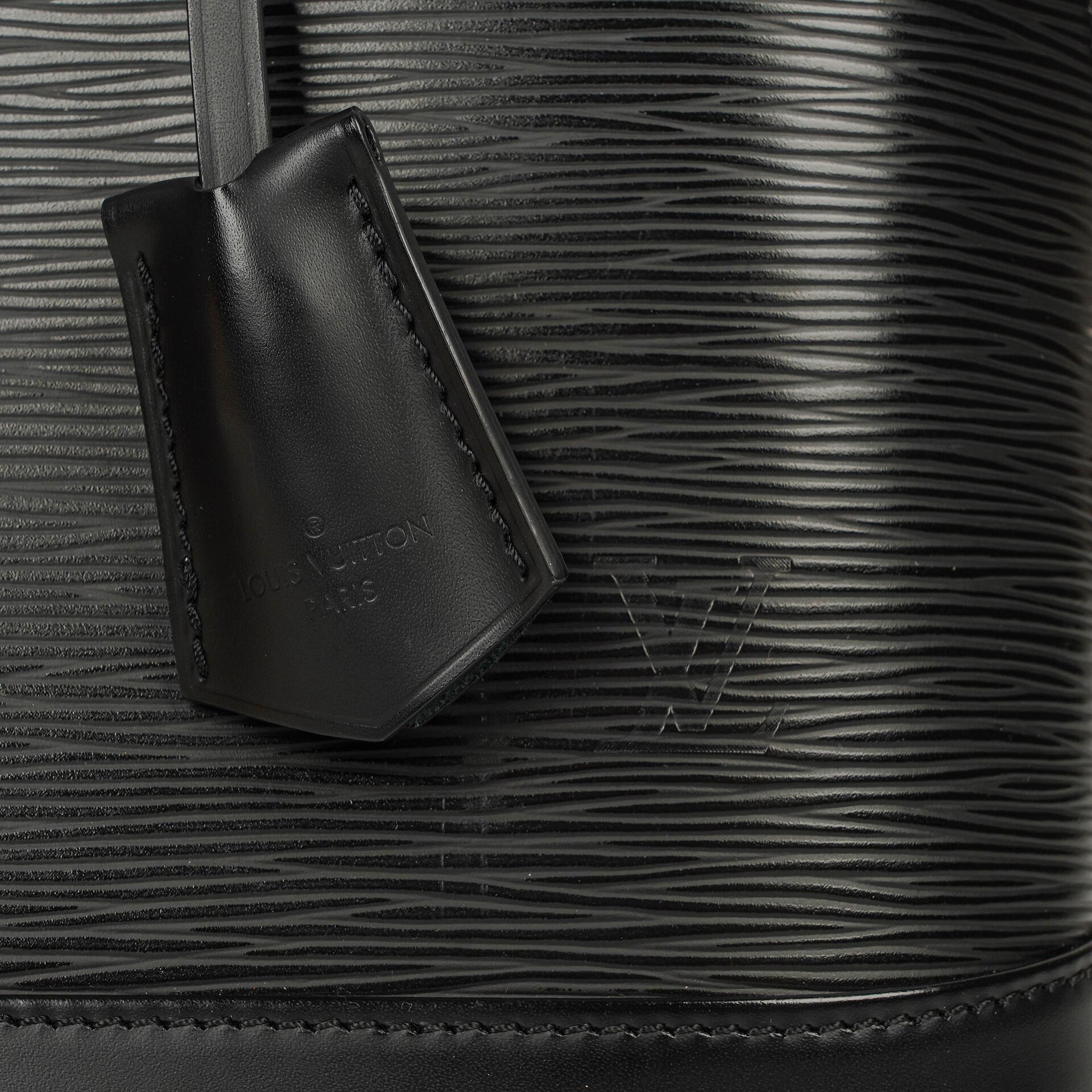 Louis Vuitton Alma PM Handtasche aus schwarzem Epi-Leder