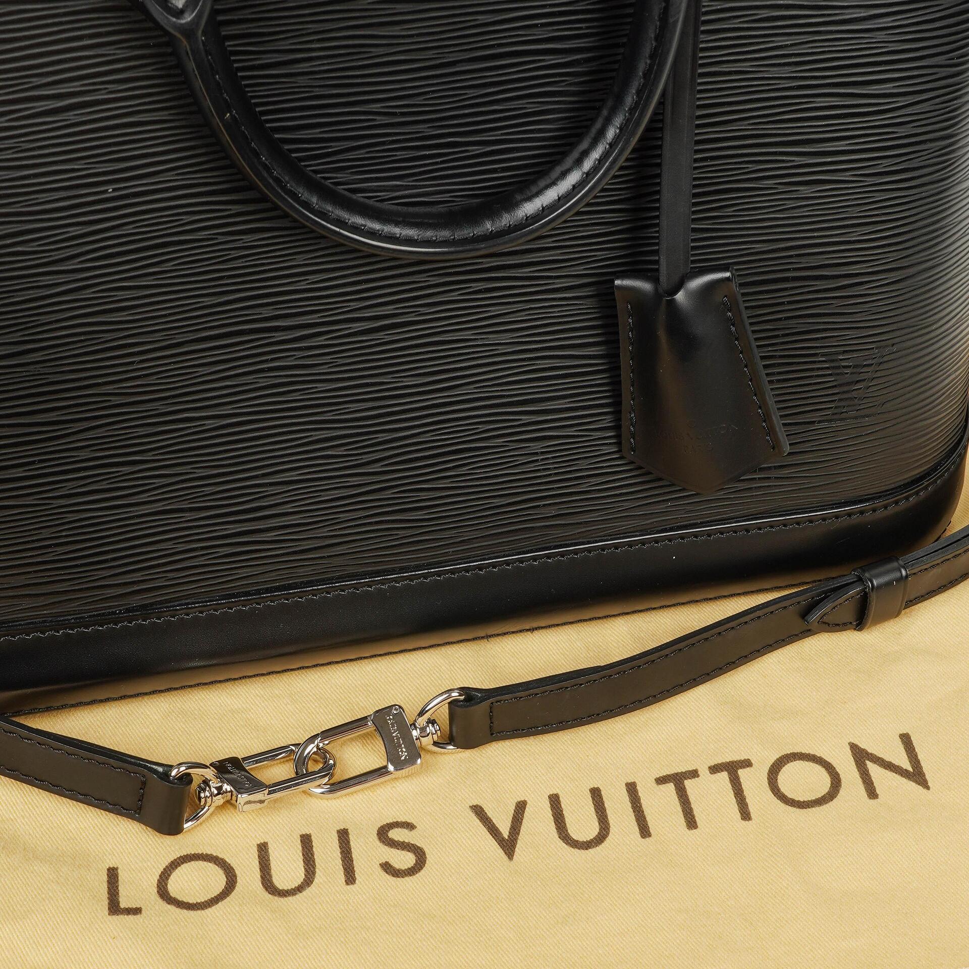 Louis Vuitton Alma PM Handtasche aus schwarzem Epi-Leder