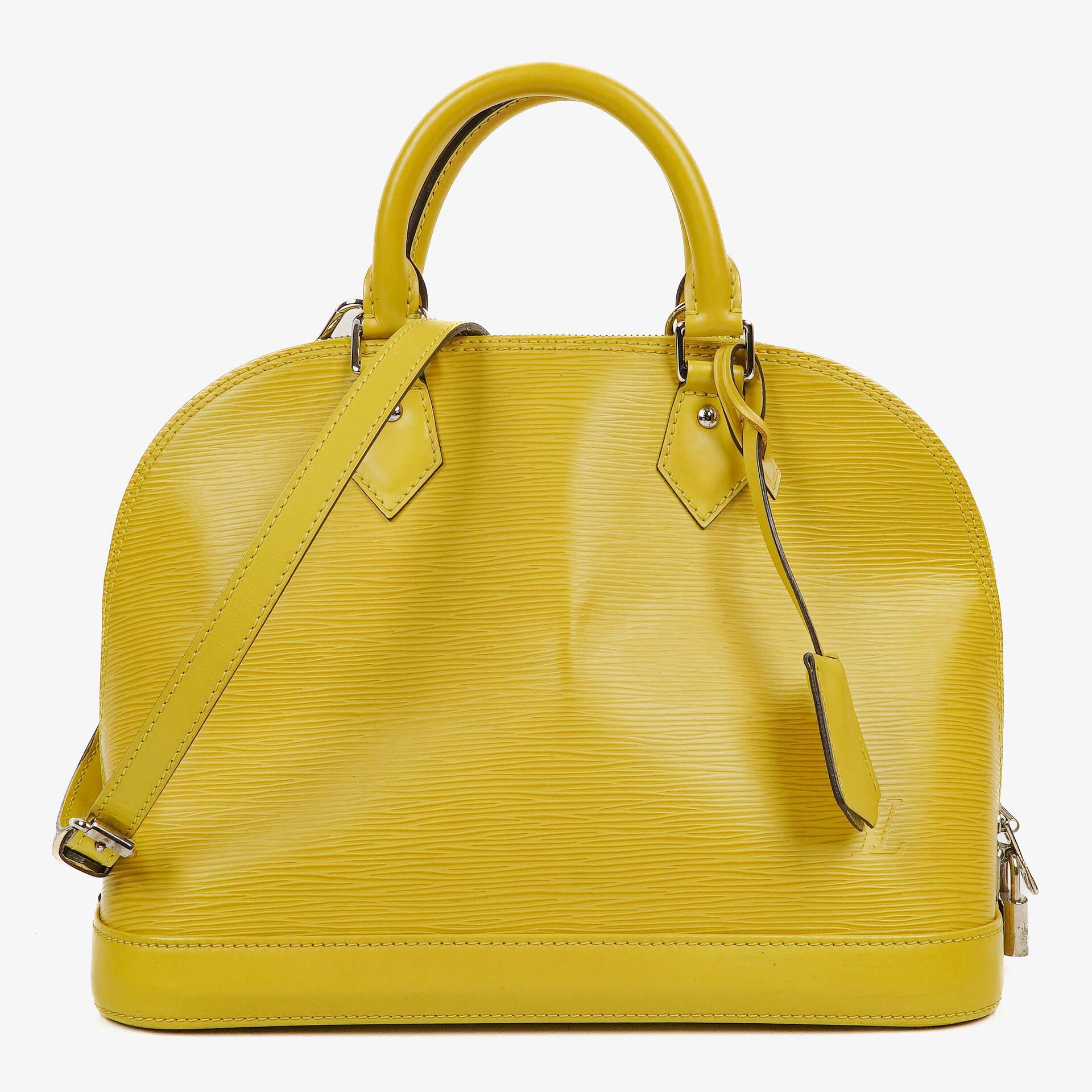 Louis Vuitton Alma PM Handtasche aus Pistache Epi Leder