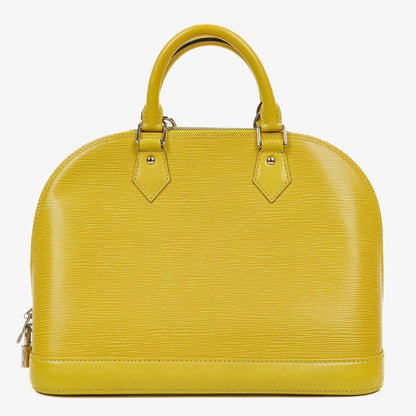 Louis Vuitton Alma PM Handtasche aus Pistache Epi Leder