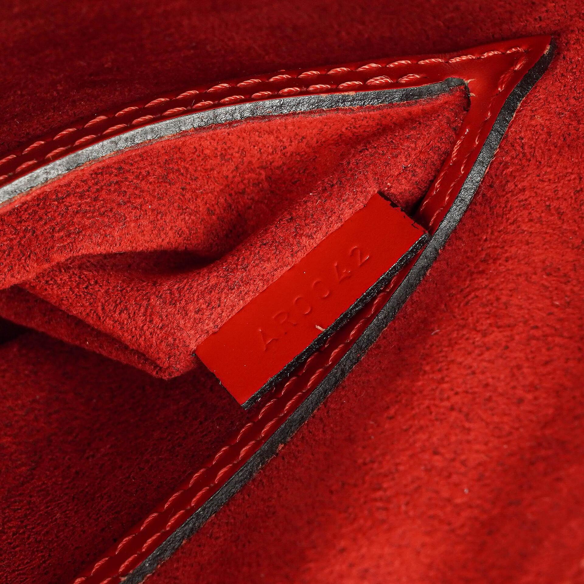 Louis Vuitton Alma PM Handtasche aus rotem Epi Leder