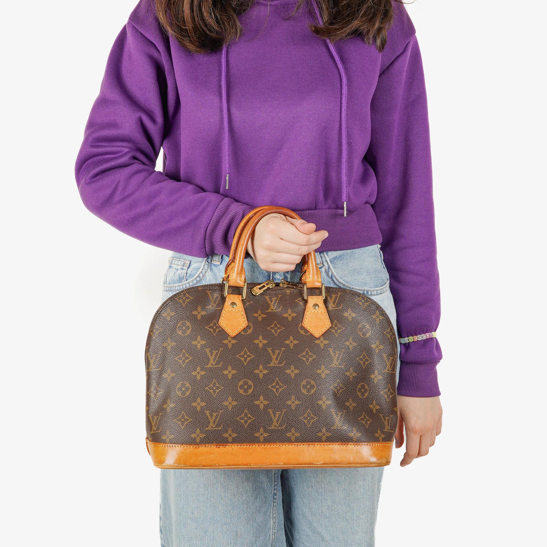 Louis Vuitton Alma PM Handtasche aus Monogram Canvas