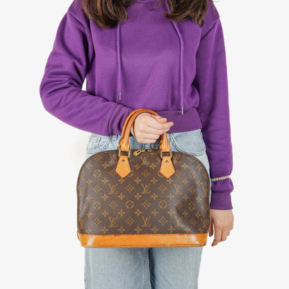 Louis Vuitton Alma PM Handtasche aus Monogram Canvas