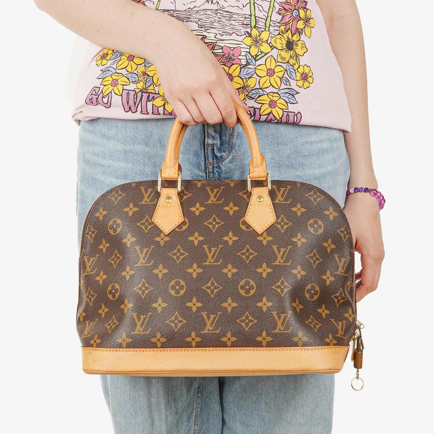 Louis Vuitton Alma PM Handtasche aus Monogram Canvas
