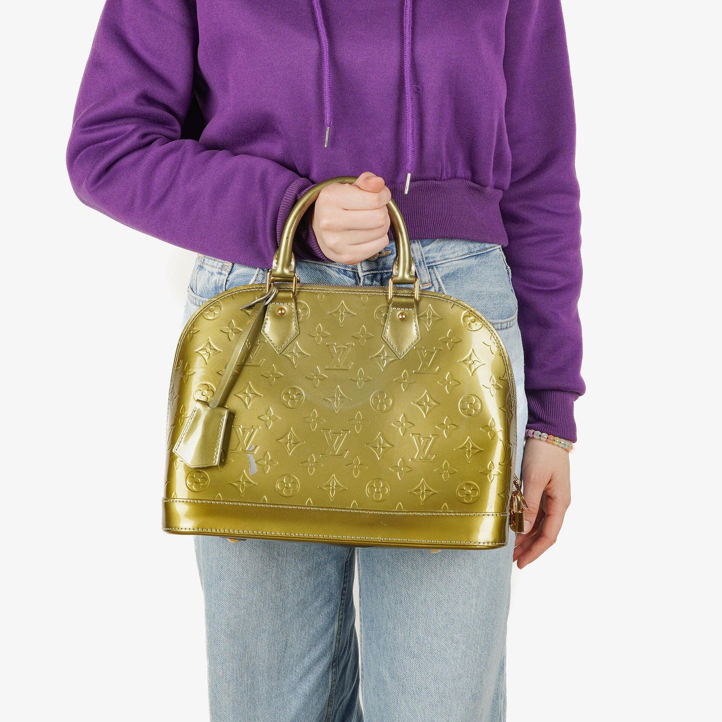 Louis Vuitton Alma PM Handtasche aus Monogram Vernis Leder