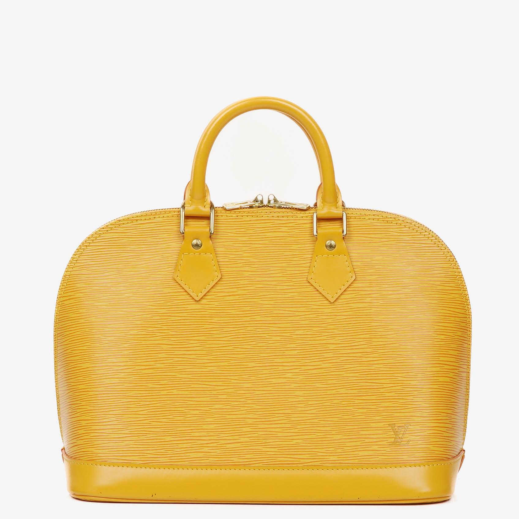 Louis Vuitton Alma PM Gelb EPI Leder Tasche
