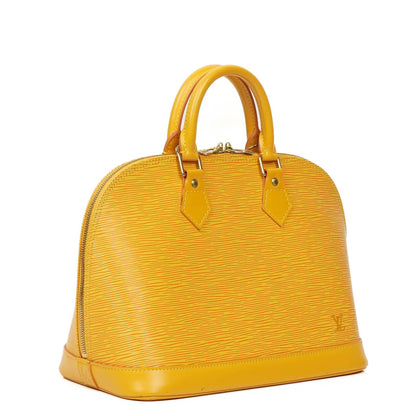Louis Vuitton Alma PM Gelb EPI Leder Tasche