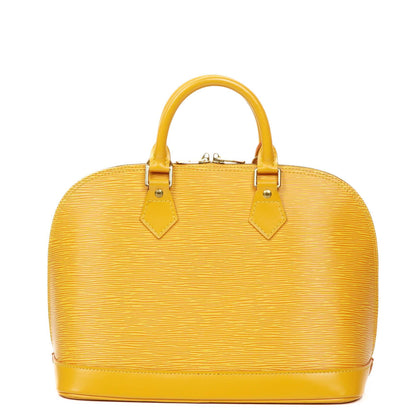 Louis Vuitton Alma PM Gelb EPI Leder Tasche