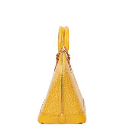 Louis Vuitton Alma PM Gelb EPI Leder Tasche
