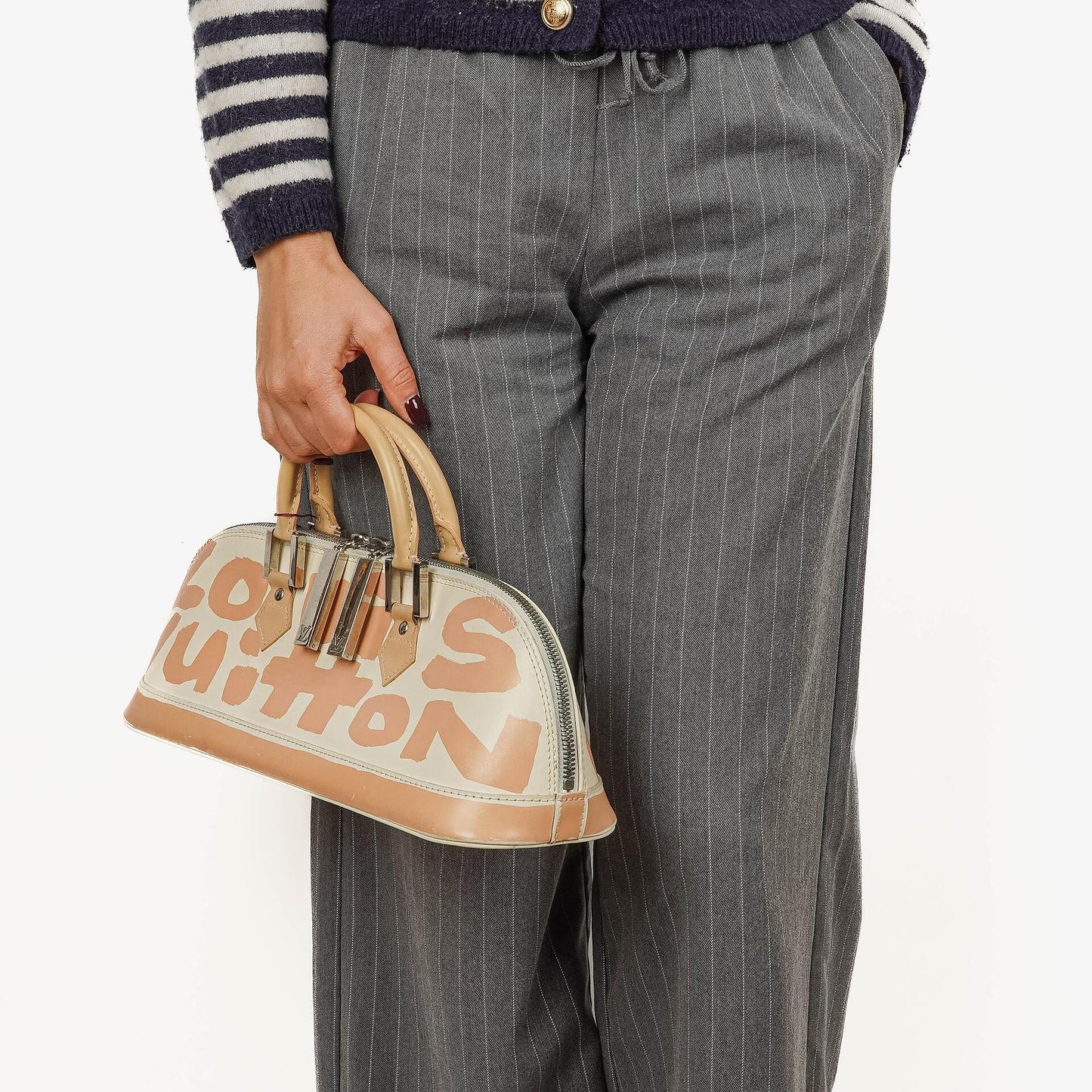 Louis Vuitton Alma Stephen Sprouse Graffiti horizontale Tasche aus Leder