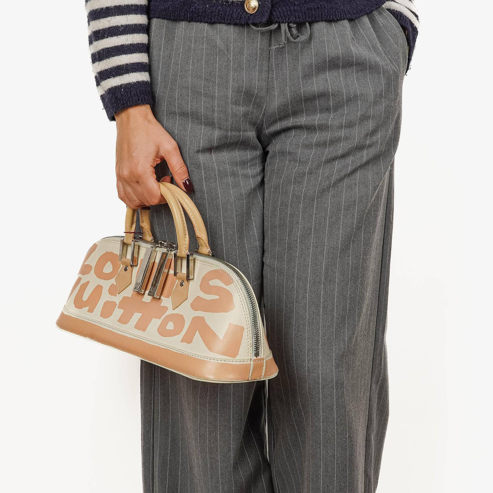 Louis Vuitton Alma Stephen Sprouse Graffiti horizontale Tasche aus Leder