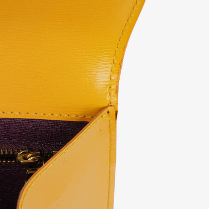 Louis Vuitton Art-Deco Clutch aus gelbem Epi Leder