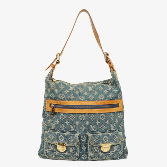 Louis Vuitton Baggy GM Schultertasche aus Monogram Denim