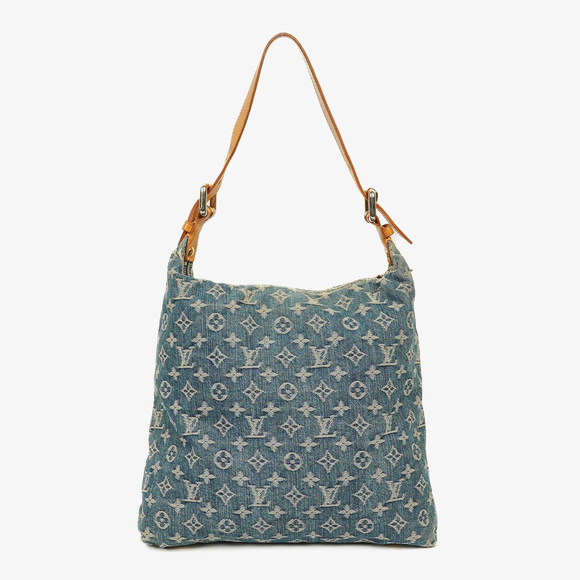 Louis Vuitton Baggy GM Schultertasche aus Monogram Denim