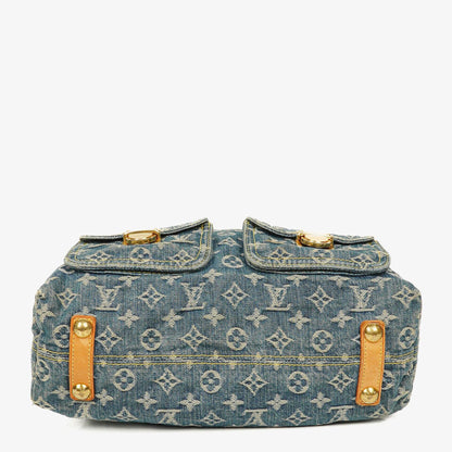 Louis Vuitton Baggy GM Schultertasche aus Monogram Denim