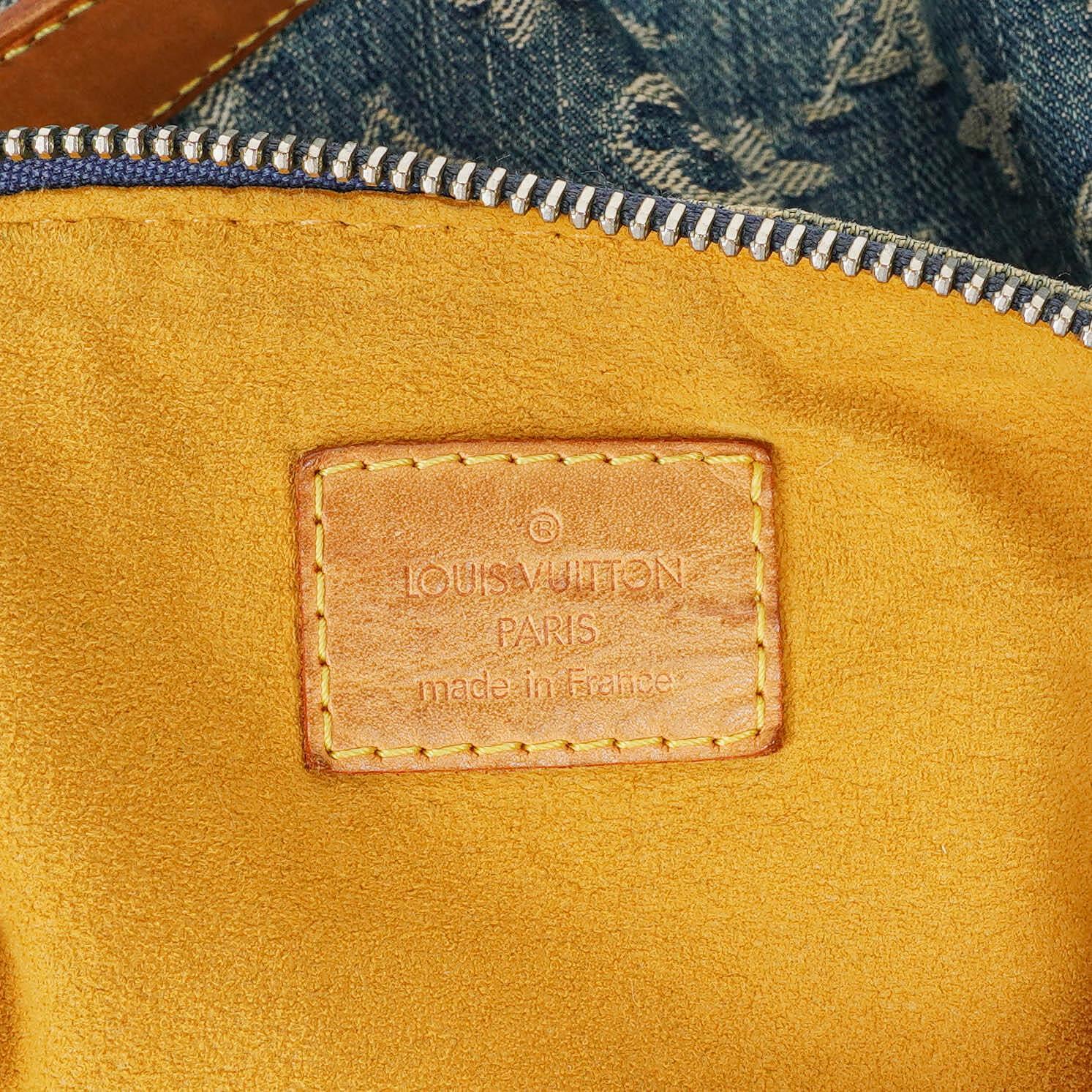 Louis Vuitton Baggy GM Schultertasche aus Monogram Denim