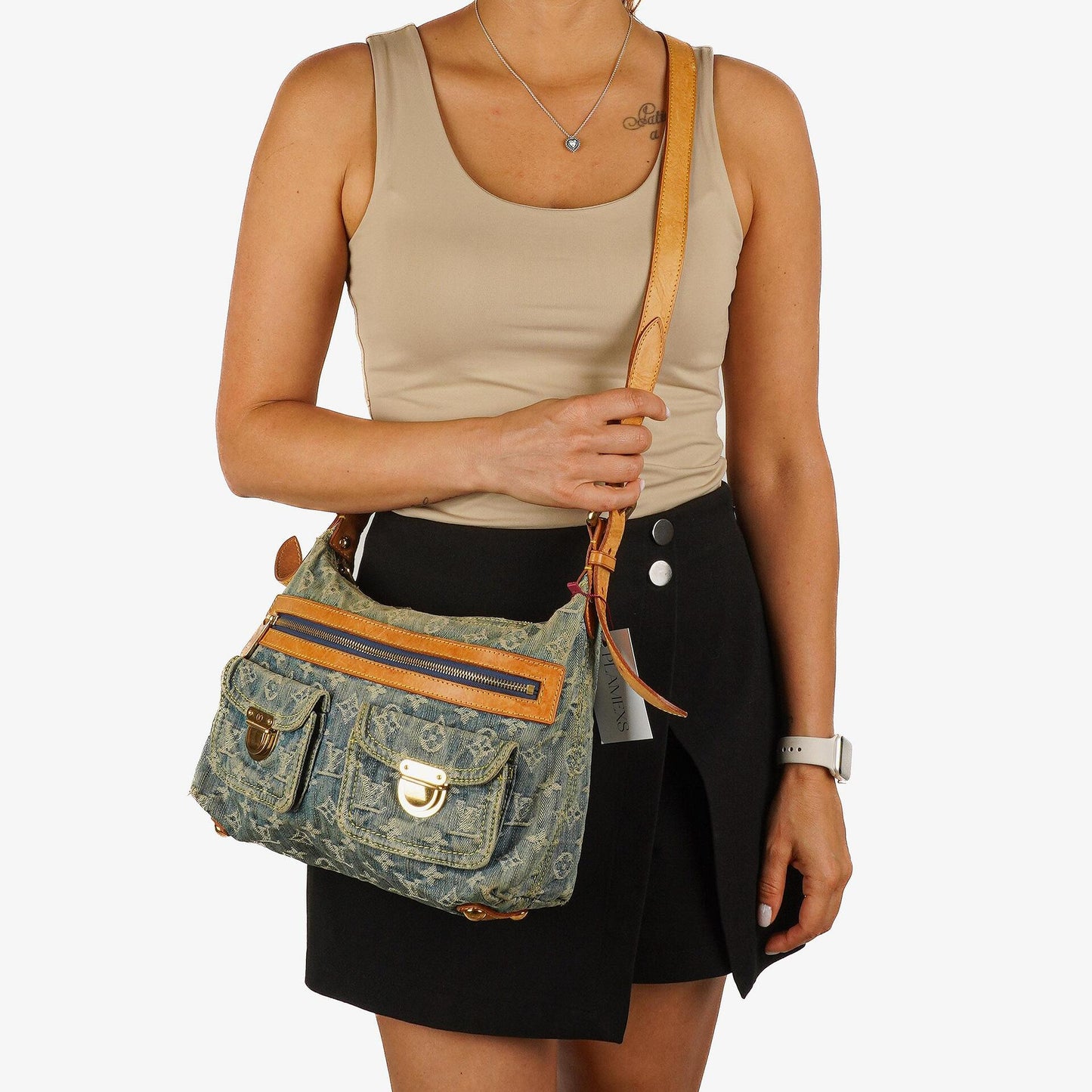 Louis Vuitton Baggy PM Monogram Denim Tasche