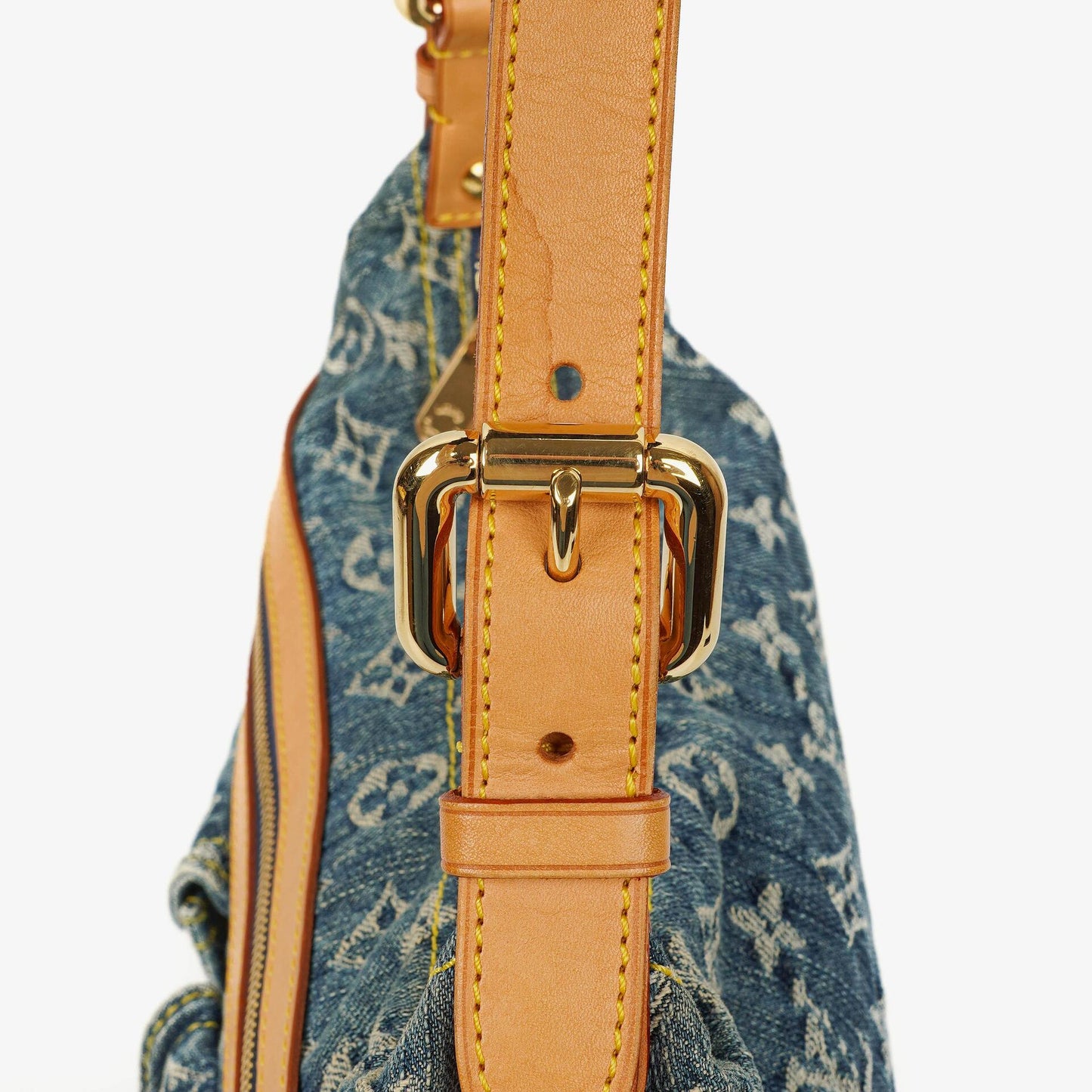 Louis Vuitton Baggy PM Schultertasche aus Monogram Denim