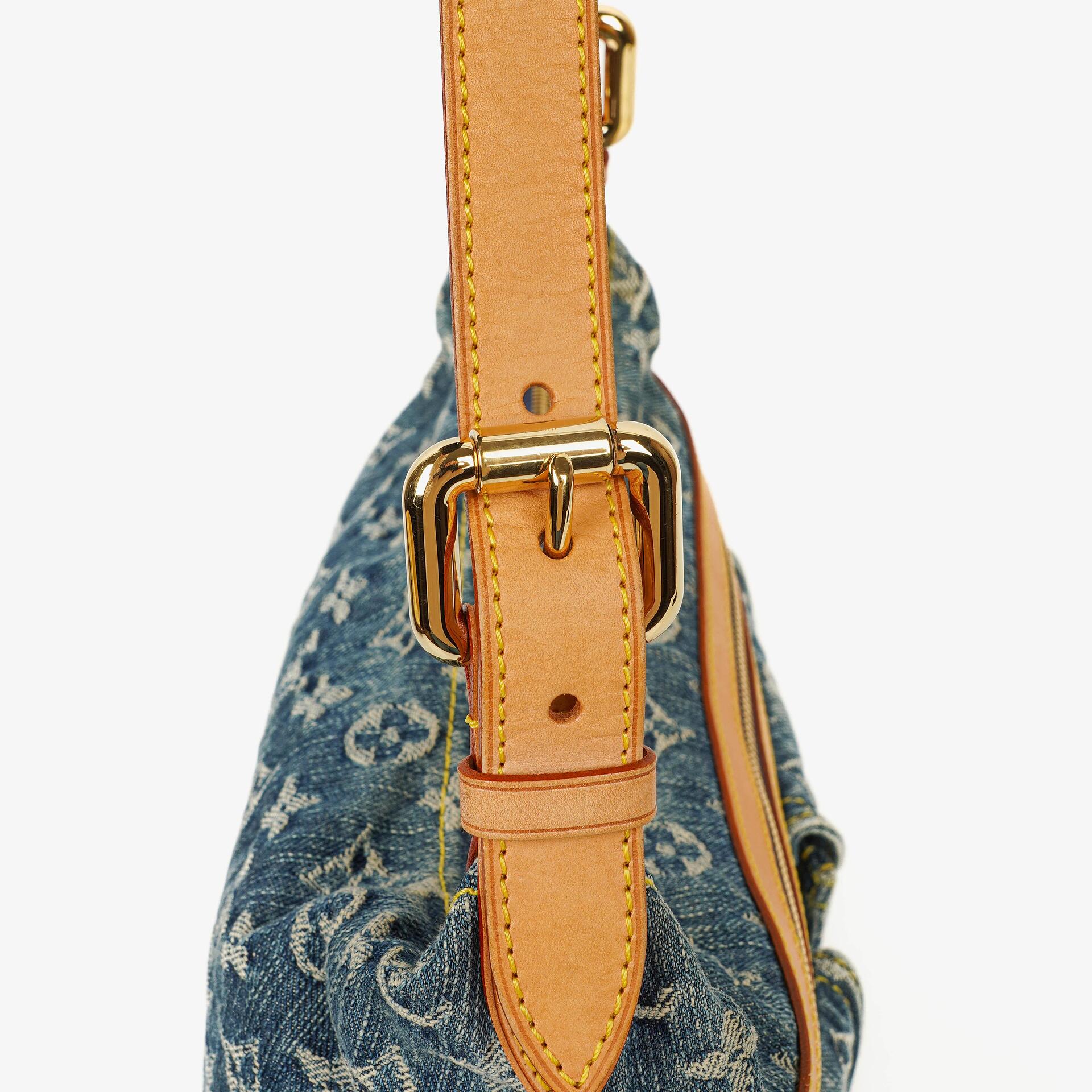 Louis Vuitton Baggy PM Schultertasche aus Monogram Denim