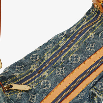 Louis Vuitton Baggy PM Schultertasche aus Monogram Denim
