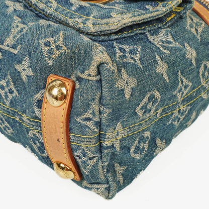 Louis Vuitton Baggy PM Monogramm Denim Schultertasche