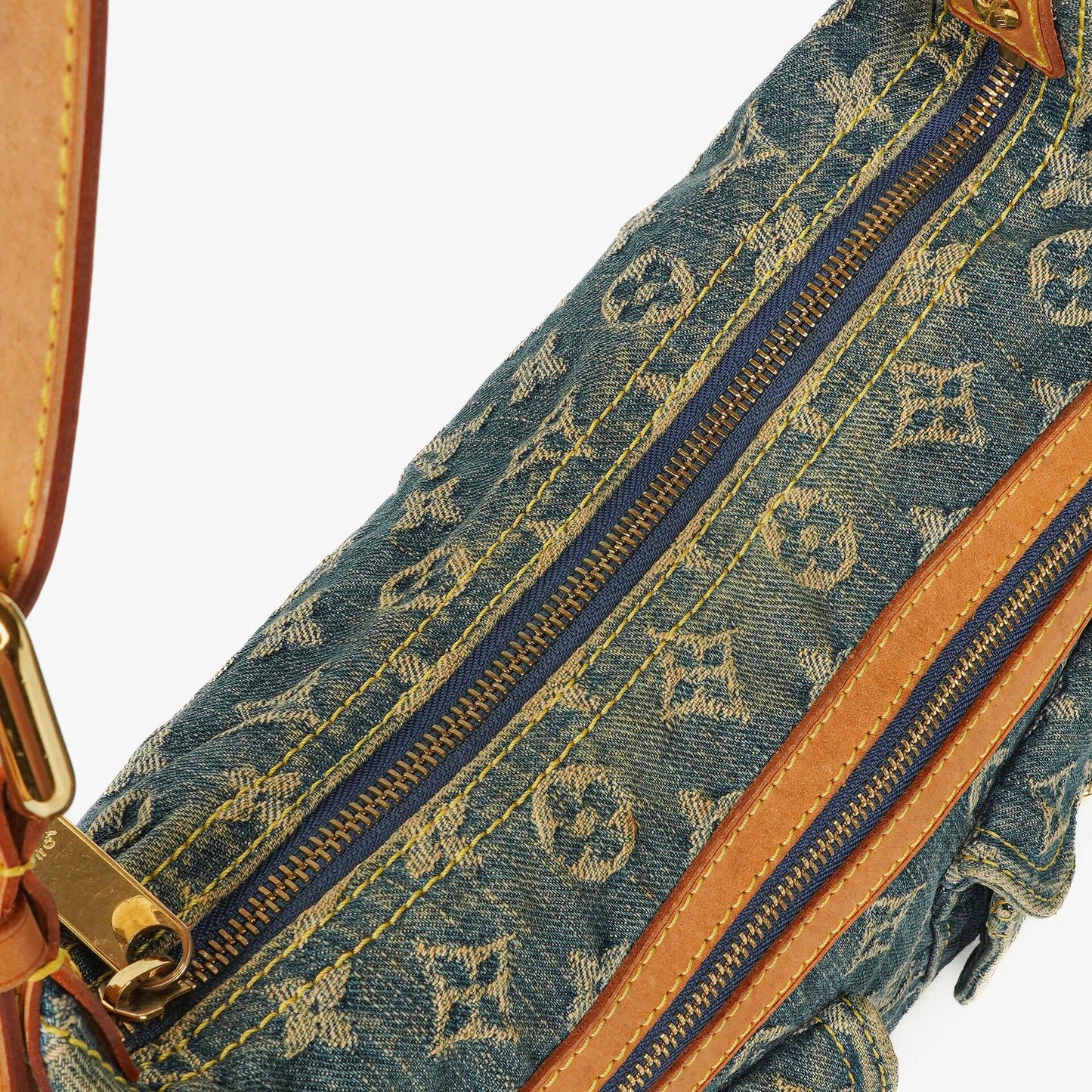 Louis Vuitton Baggy PM Monogramm Denim Schultertasche